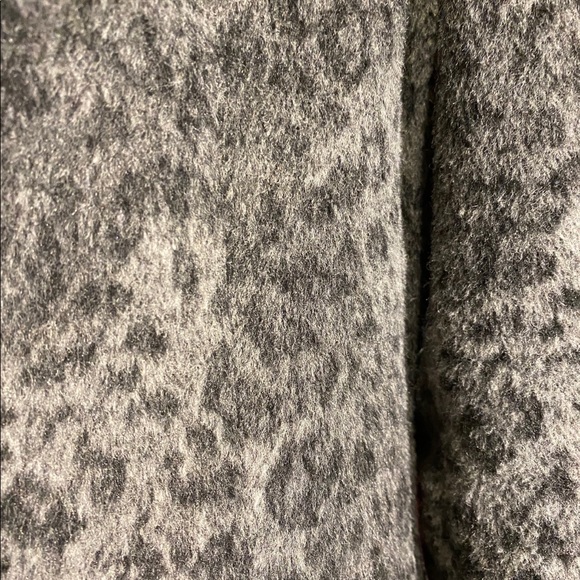 Grey Leopard Print Peacoat - Picture 6 of 8